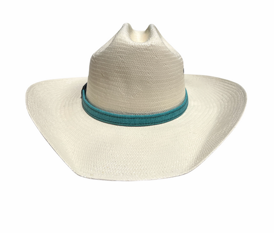 Cowboy Hat - Teal and Black Outdoor Canvas Band